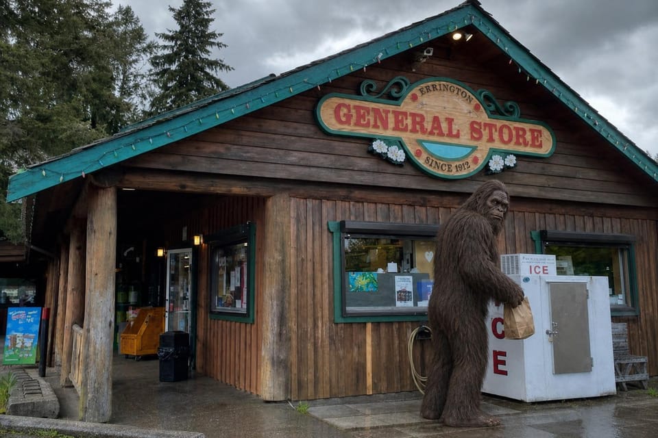 Sasquatch Spotted at Errington General Store, Reportedly “Just Here for Pepperoni Sticks”