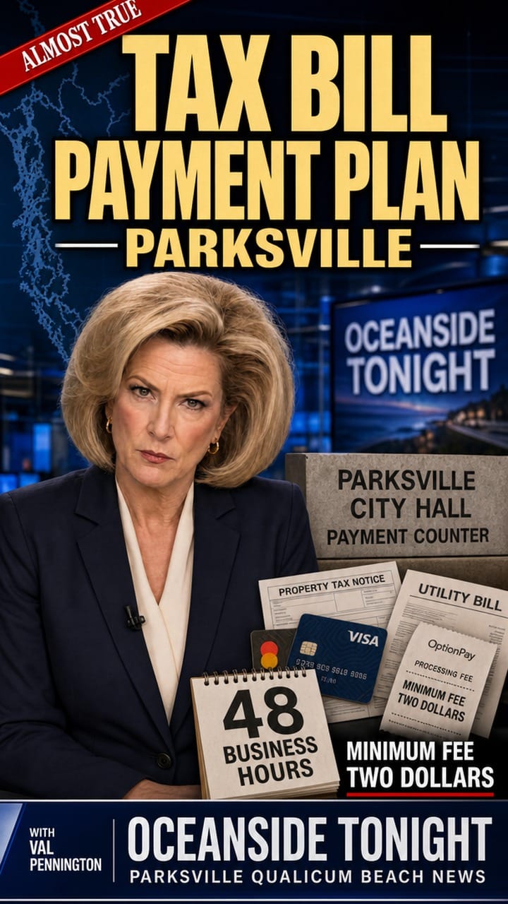 Parksville turns tax payment into homework